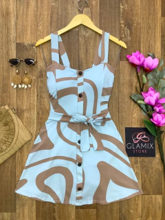 Vestido Botões na internet