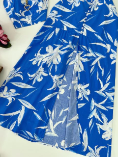 Conjunto botões azul na internet