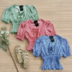 Blusa lastex
