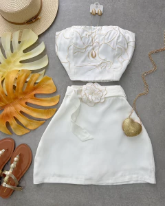 Conjunto Alfaiataria saia shorts - comprar online