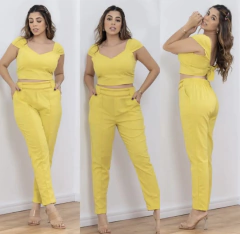 Conjunto linho roxo - Glamix 