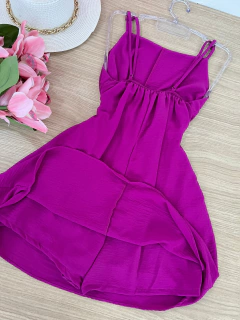 Vestido/Macaquinho Fúcsia - comprar online