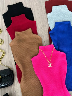 Blusa tricot gola - Glamix 