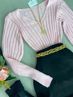 Blusa tricot Yasmim na internet