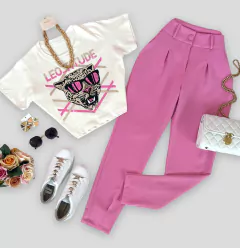 Cropped casual na internet