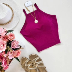 Cropped canelado na internet