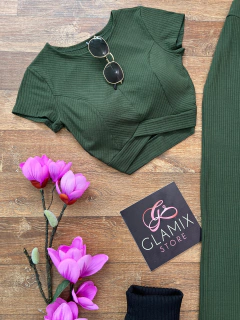 Conjunto canelado Aline - comprar online