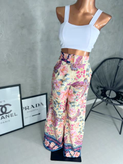 Calça pantalona Floras - Glamix 