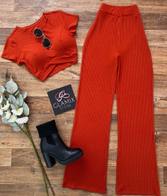 Conjunto canelado Aline na internet