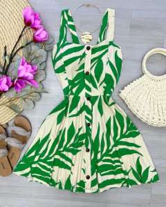 Vestido botões
