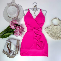 Vestido Mari Pink neon