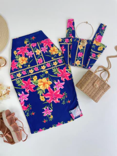 Conjunto Canelado estampado - comprar online