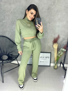 Conjunto wide leg lãzinha on internet