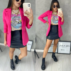 Maxi blazer alfaiataria