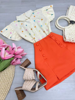 Blusa coração - loja online