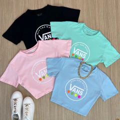 Cropped estampado Vans