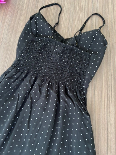 Vestido Midi poá na internet