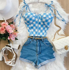 Cropped xadrez - buy online