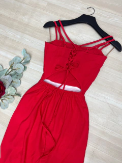 Vestido linho midi - buy online