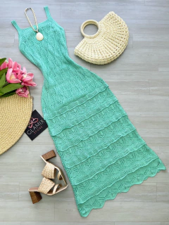 Vestido longo tricot na internet