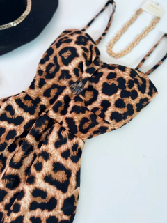 Vestido mídi animal print na internet