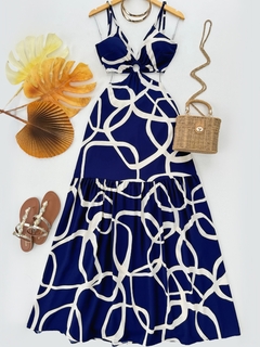 Vestido longo argola - comprar online
