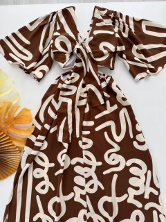 Vestido longo argola manga na internet