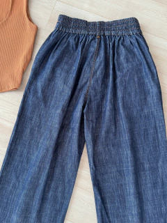 Calça pantalona jeans - comprar online