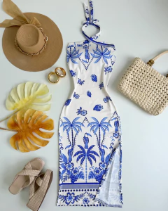 Vestido midi inspired FRM - comprar online