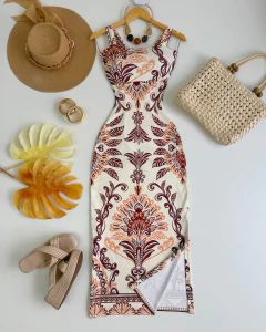 Vestido midi inspired FRM - comprar online