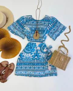 Conjunto saia shorts e cropped - comprar online