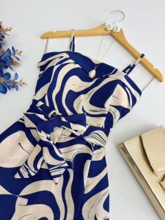 Macaquinho estampado alça na internet