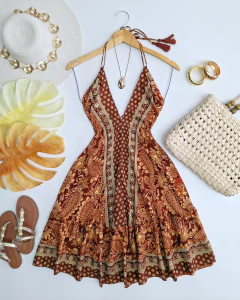 Vestido indiano curto - comprar online