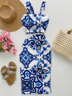 Conjunto canelado midi - comprar online