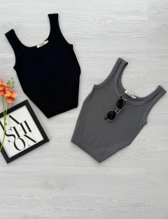 Cropped canelado premium - comprar online