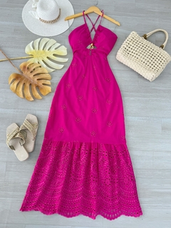 Vestido longo laise