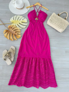 Vestido longo laise