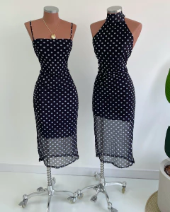 Vestido tule midi na internet