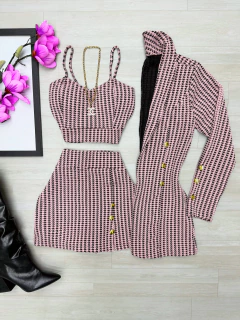 Conjunto 03 peças rosa
