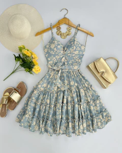 Vestido rodado floral - comprar online