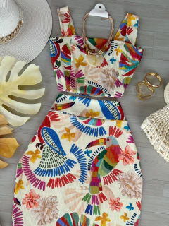 Conjunto mídi canelado - comprar online