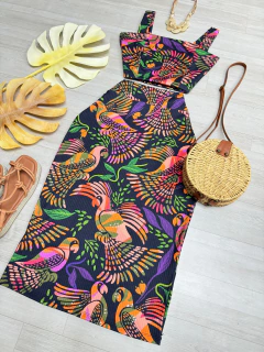 Conjunto mídi canelado - comprar online
