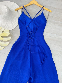 Macacão Sabrina azul - comprar online