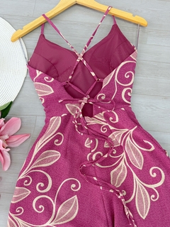 Macacão Sabrina estampado - comprar online