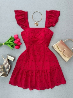 Vestido laise vermelho 02