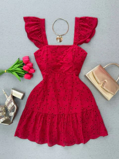 Vestido laise vermelho 02