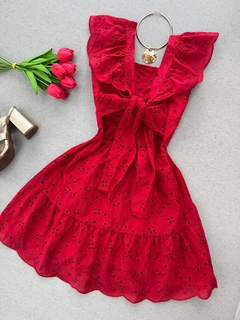 Vestido laise vermelho 02 - comprar online