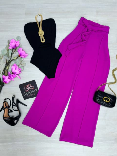 Calça Pantalona Fúcsia