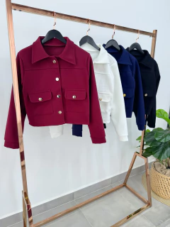 Jaqueta lã batida - Glamix 