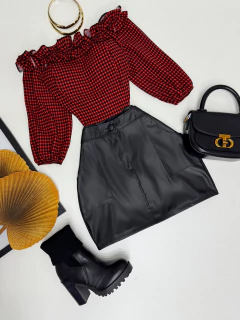 Cropped xadrez - (cópia) - Glamix 